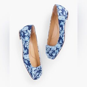 Talbots Sutton Flats - Blue Floral